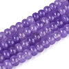 Dyed Natural White Jade Beads Strands X-G-T139-59A-08-4