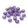 Transparent Resin European Rondelle Beads RPDL-P005-01P-03-1