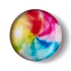 Mosaic Printed Glass Half Round/Dome Cabochons GGLA-N004-16mm-G-3