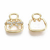 Natural Freshwater Shell Charms KK-S356-201G-NF-2