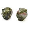 Natural UnakiteCarved Figurines DJEW-L023-C06-1