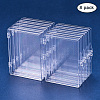 Transparent Plastic Bead Containers CON-BC0004-56-3