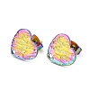 Ion Plating(IP) 304 Stainless Steel Stud Earring Findings STAS-I183-05B-M-2