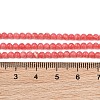 Dyed Synthetic Rhodochrosite Beads Strands GG-CBA0389-A03-3mm-5