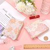 2Pcs 2 Colors Chinese Style Rectangle Cloth Zipper Pouches ABAG-GF0001-22-3
