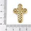 Brass Micro Pave Cubic Zirconia Pendants KK-Q821-01G-3