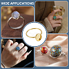 1Pc 925 Sterling Silver Ring Components STER-BC0003-88G-5