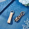 4Pcs 4 Colors 304 Stainless Steel D-Ring Anchor Shackle Clasps STAS-UN0039-07-6