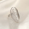 304 Stainless Steel Cuff Open Rings FS-WGD6945-09-1