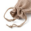 Burlap Packing Pouches Drawstring Bags X-ABAG-Q050-7x9-01-3