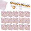 36Pcs Empty Glass with Aluminum Dropper Bottles AJEW-DR0002-44-1