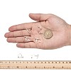 Brass Screw On Clip-on Earring Findings KK-L164-01S-4