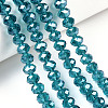 Electroplate Glass Beads Strands EGLA-A034-T3mm-A33-4