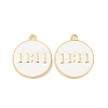 Brass Enamel Pendants KK-F895-16B-G02-1
