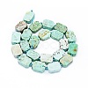 Natural Peruvian Turquoise(Jasper) Beads Strands G-F725-08-2