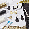 Paillette Imitation Leather Fabric DIY-WH0221-27A-4