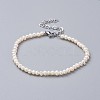 Natural Freshwater Pearl Beads Bracelets BJEW-JB04618-1