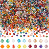 18 Strands 18 Colors Transparent Electroplate Glass Beads Strands EGLA-GO0001-05-1