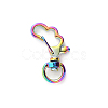 Alloy Swivel Snap Hooks Clasps KEYC-PW0001-06K-1