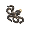 304 Stainless Steel Enamel Pendants STAS-Q119-19G-02-2