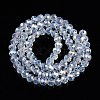 Electroplate Glass Beads Strands EGLA-A044-J6mm-B06-3