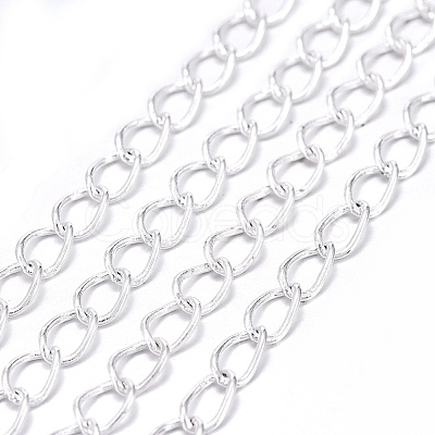 Brass Twisted Chains X-CHC-Q001-5x4mm-S-1