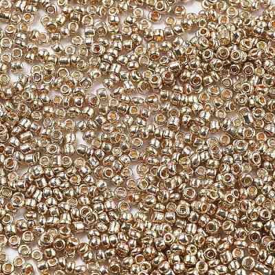 Electroplate Glass Seed Beads X-SEED-Q003-1-1