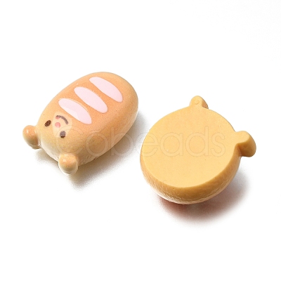 Opaque Resin Imitation Food Cabochons RE-CBA7952-02-1