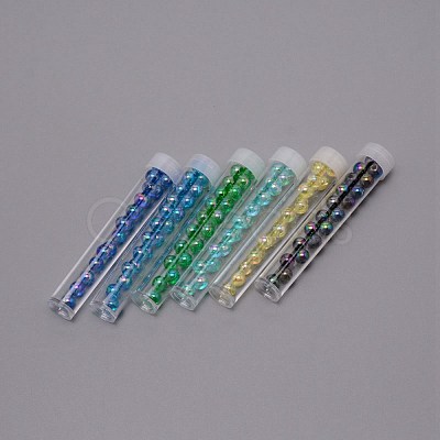 Plastic Round Beads KY-WH0043-14B-1