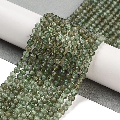 Natural Green Apatite Beads Strands X-G-G105-A01-03-1