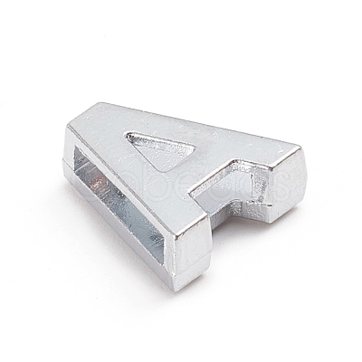 Alloy Slide Charms ALRI-WH0005-09A-P-1