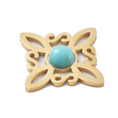 Synthetic Turquoise Pendants LS-STAS-I327-14G-04-1