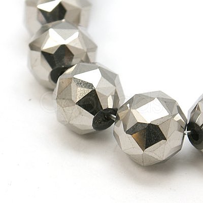 Electroplate Glass Beads Strands EGLA-J015-10mm-WLS19-1