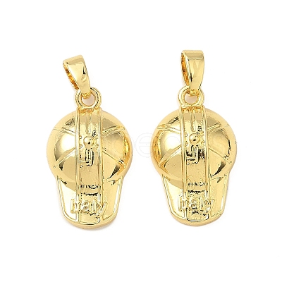 Brass Pendants KK-H076-15G-1