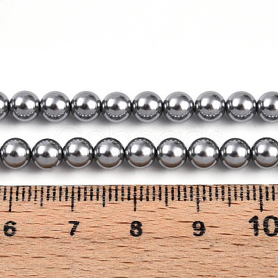 Baking Paint Pearlized Glass Pearl Bead Strands HY-N002-5mm-A01-1