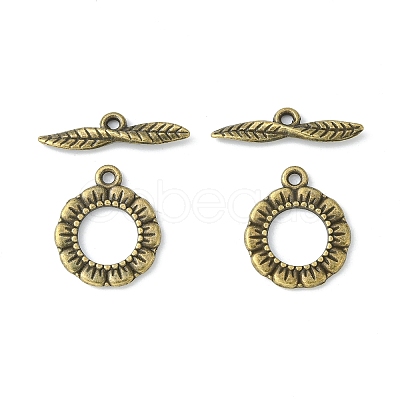 Tibetan Style Toggle Clasps X-MLF11359Y-NF-1
