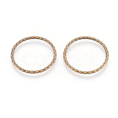 Tibetan Style Alloy Linking Rings MLF10812Y-NF-1