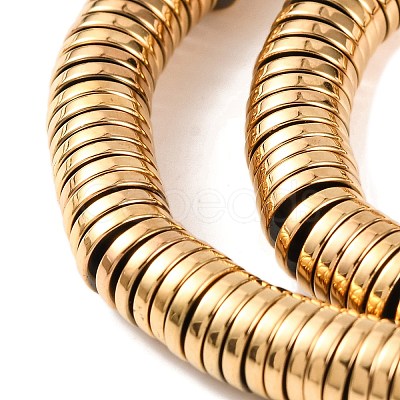 Electroplated Synthetic Non-magnetic Hematite Beads Strands G-H027-G01-04-1