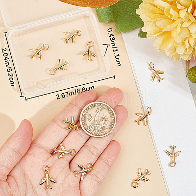 Beebeecraft 12Pcs Rack Plating Brass Charms ZIRC-BBC0002-51-1