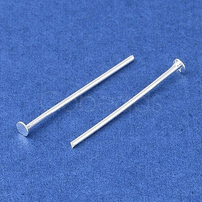 Brass Flat Head Pins KK-N254-47A-S-1