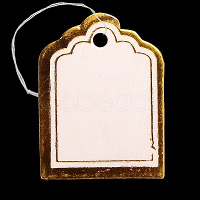 Rectangle Blank Hang tag X-CDIS-N001-21A-1