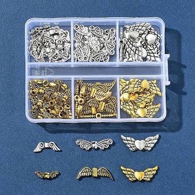 80Pcs Tibetan Style Alloy Beads FIND-FS0003-59-1