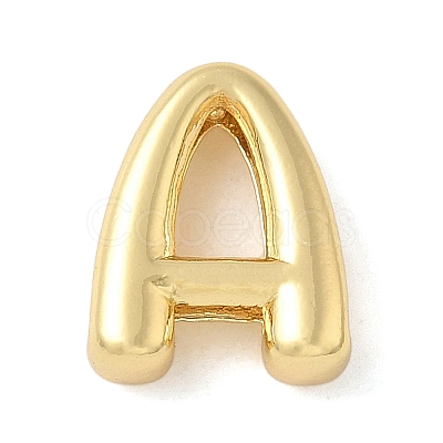 Brass Slider Charms KK-L243-33G-1