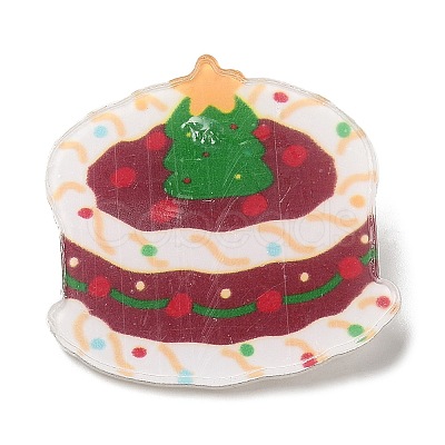 Christmas Theme Acrylic Brooch JEWB-E024-01P-05-1