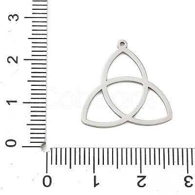 Hollow 201 Stainless Steel Pendants LS-STAS-I359-03P-1