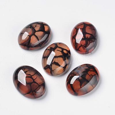 Natural Dragon Veins Cabochons G-F296-07-15x20mm-1