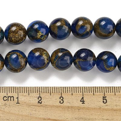 Synthetic Gold Clinquant Stone Beads Strands G-P549-A01-02A-1