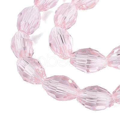 Transparent Glass Beads Strands GLAA-N071-01A-A03-1