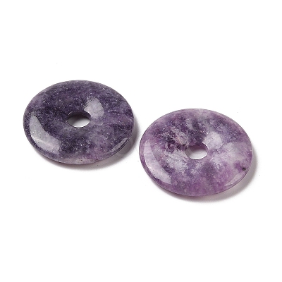 Natural Lepidolite Pendants G-F524-H12-1