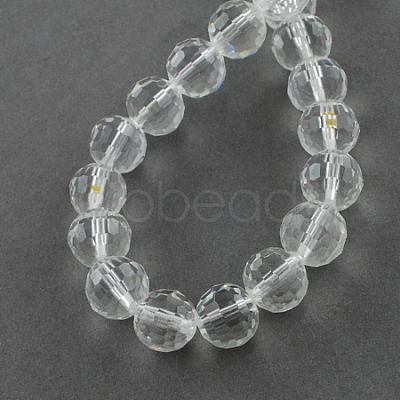 Transparent Glass Bead Strands GLAA-R095-12mm-15-1